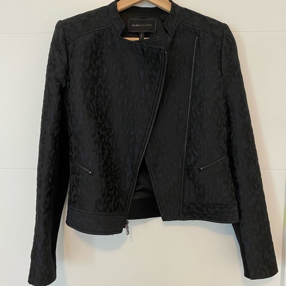 BCBGMAXAZRIA Matelasse Moto jacket - Picture 4 of 8